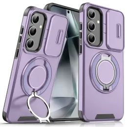 Camslide Stand etui, Samsung Galaxy S24 Plus / S25 Plus, fioletowy