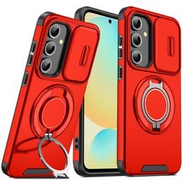 Θήκη Camslide Stand, Samsung Galaxy S24 FE, κόκκινη