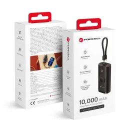 Forcell F-Energy F10k1 Powerbanka 10000mAh, kompatibilní s Apple Watch, černá