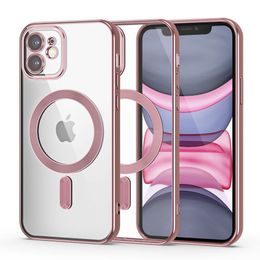 Tech-Protect MagShine, iPhone 12, rózsaszín