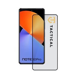 Taktikai üvegpajzs 5D üveg Infinix Note 30 Pro, fekete