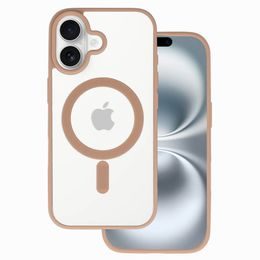 Acrylic Color Magsafe etui, iPhone 17, brązowe