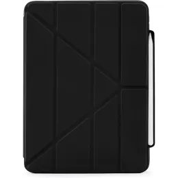 Pipetto Origami Pencil Hülle, Apple iPad Pro 11 2018 / 2020 / 2021 / 2022, iPad Air 4 10.9 2020 / Air 5 10.9 2022 / Air 11 2024, schwarz