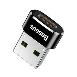 Baseus Adapter USB-C na USB-A, 3A, czarny