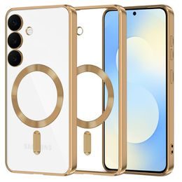 Techsuit Luxury Crystal MagSafe, Samsung Galaxy S25 FE, златист