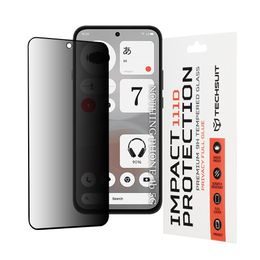 Nothing Phone (4b) kaitseklaas – Techsuit 111D privaatsusklaas – must