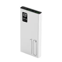 Powerbank 10000mAh, PD 22,5W, QC3.0, fehér