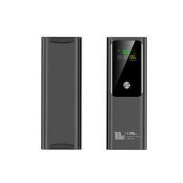 Kompakt powerbank gyors laptop töltéshez, 100W, 20 000 mAh, fekete