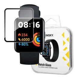 Wozinsky Watch Glass hibridno steklo, Xiaomi Redmi Watch 2 Lite, črno