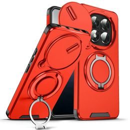 Θήκη Camslide Stand, Xiaomi Redmi Note 14 Pro Plus 5G, κόκκινη