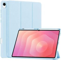 Samsung Galaxy Tab S12 Plus ümbris – Techsuit Flex Trifold klappümbris – helesinine
