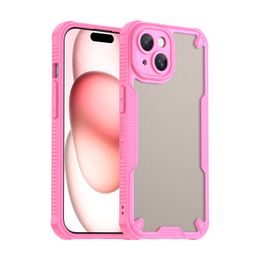 ArmorShield Hybrid Case, iPhone 15, ružový