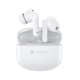 Forcell F-AUDIO Căști stereo Bluetooth fără fir TWS, sunet clar, alb