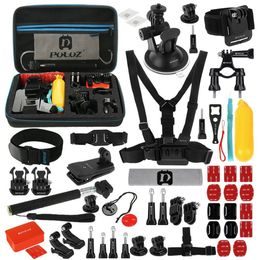 Puluz 53v1 Príslušenstvo Ultimate Combo Kits pre športové kamery PKT09