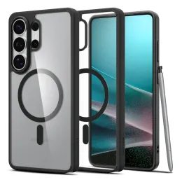 Spigen Ultra Hybrid Mag Schutzhülle für Samsung Galaxy S26 Ultra - MagSafe kompatibel - Schwarz