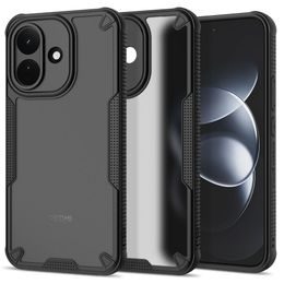 Tech-Protect Rugged Shield Schutzhülle für Xiaomi Redmi Note 17 Pro 5G - Hybrid TPU Polycarbonate - Matt Schwarz