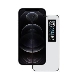 OBAL:ME 5D kaljeno steklo za Apple iPhone 12 / 12 Pro, črno