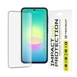 Techsuit 111D Zaščitno kaljeno steklo, Samsung Galaxy A27 5G, črno