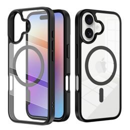 JP MagFit Clear MagSafe калъф с N52 магнит, iPhone 17, черен