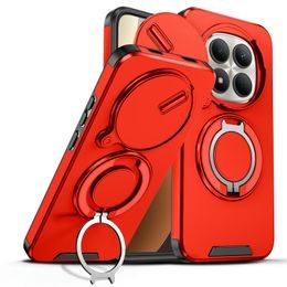 Camslide Stand obal, Xiaomi Redmi Note 15 Pro 5G, červený