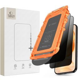 Tech-Protect Privacy Zaštitno kaljeno staklo Quick Set+, iPhone 18 Pro, 2 komada