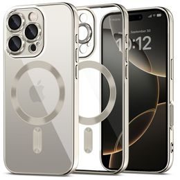 Tech-Protect MagFlex MagSafe iPhone 16 Pro, błyszczący tytan