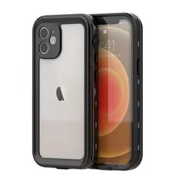 ShellBox IP68 obal, iPhone 12, černý
