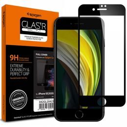 Spigen Full Cover Glass FC Displayschutz, iPhone 7 / 8 / SE 2020, schwarz