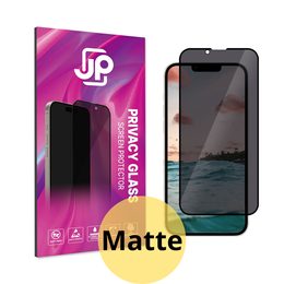 JP Matte Privacy Σκληρυμένο γυαλί, iPhone 15, μαύρο