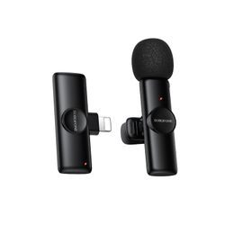 Borofone BFK16 Brezžični mikrofon Lightning, črn