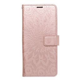Mezzo Schutzhülle für Xiaomi Redmi Note 15 Pro 5G - Wallet Case mit geprägtem Design Muster 2 - Rosegold
