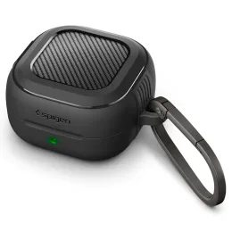 Spigen Rugged Armor maska, Samsung Galaxy Buds 4 / 4 Pro, crna