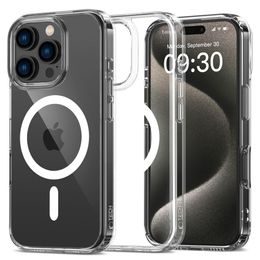 Tech-Protect Flexair Hybrid s MagSafe, iPhone 16 Pro, průhledný