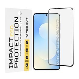 Samsung Galaxy S25 FE / S26 FE aizsargstikls – Techsuit ESD rūdītais stikls – melns