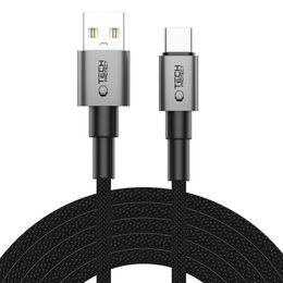Tech-Protect UltraBoost DNA kabel USB-C, 15W/3A, 3m, siv