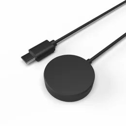 FIXED USB-C töltőkábel Samsung Galaxy Watch 3/4/5/6/7/Active/Ultra okosórákhoz, fekete