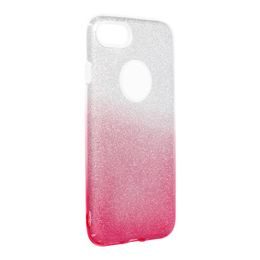 Forcell Shining tok, iPhone 7 / 8, ezüstös rózsaszín