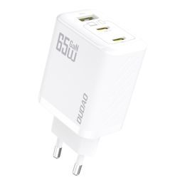 Dudao A29 nabíječka 2x USB-C + USB-A, 65W GaN, bílá
