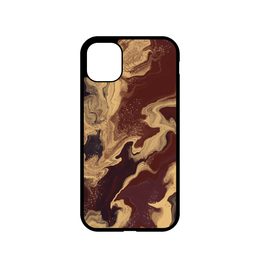 Etui Momanio, iPhone 11 Pro, Marmornato rjave barve