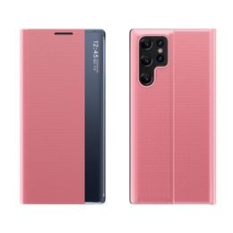 Sleep case Samsung Galaxy S23 Ultra, rózsaszín