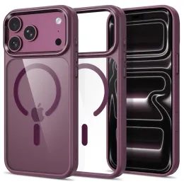 Tech-Protect MagMat MagSafe Case für iPhone 17 Pro Max / 18 Pro Max - Hybrid Schutzhülle mit Camera Control - Weinrot