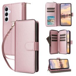Doublewallet Magnet Case, Samsung Galaxy A55, Rosa