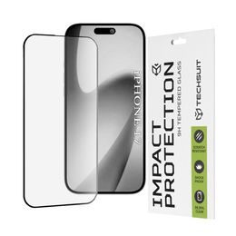 Techsuit 111D Zaštitno kaljeno staklo, iPhone 17, crno