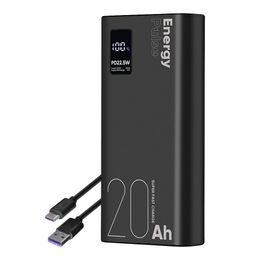 OBAL:ME EnergyPulse Powerbank 20000mAh, 22,5W, fekete