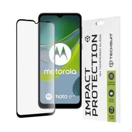 TechSuit 111D Zaščitno kaljeno steklo, Motorola Moto E13, črna