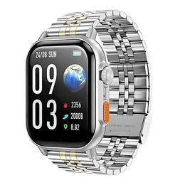 Hoco DYD02 Smartwatch mit Anruffunktion, 2,02" TFT, gold / silber