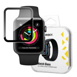 Wozinsky Watch Glass hybridní sklo, Apple Watch 1 / 2 / 3 (42 mm), černé