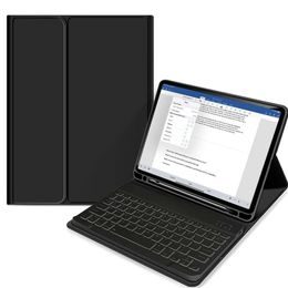 Husă Tech-Protect SC Pen + tastatură, Apple iPad 10.9 2022 / iPad 11 2025, neagră