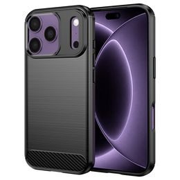Etui Carbon, iPhone 17 Pro / 18 Pro, czarne