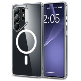 Fedél ESR Hybrid HaloLock MagSafe Samsung Galaxy S25 Ultra, átlátszó